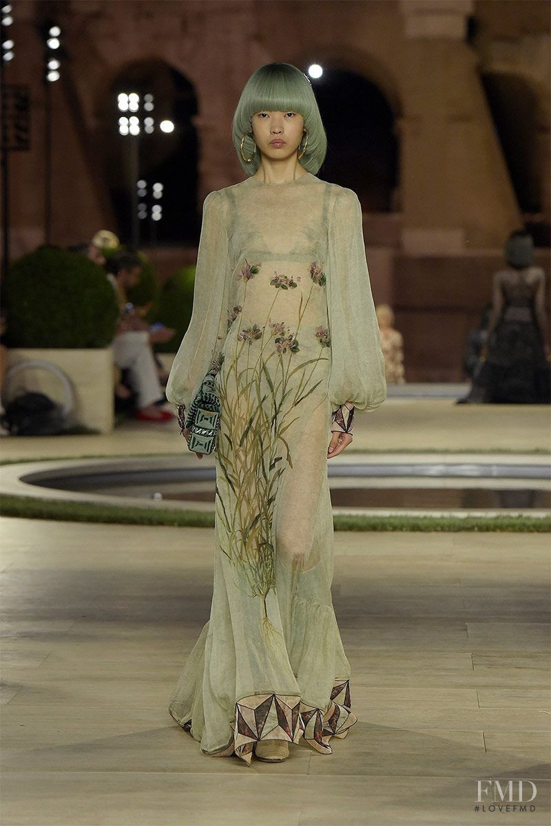 Tang He featured in  the Fendi Couture fashion show for Autumn/Winter 2019