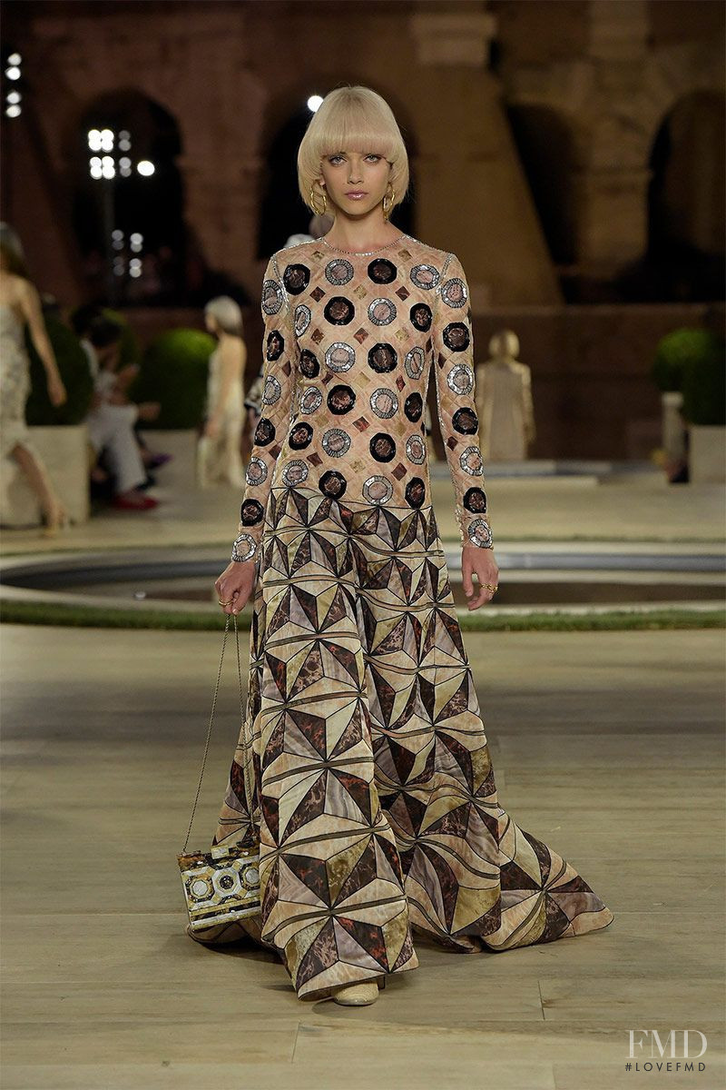 Lillian Conner featured in  the Fendi Couture fashion show for Autumn/Winter 2019