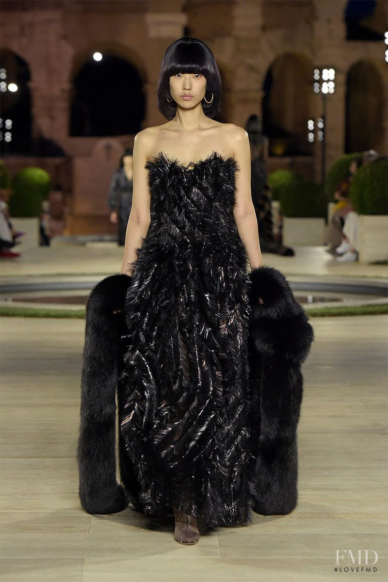 Heejung Park featured in  the Fendi Couture fashion show for Autumn/Winter 2019