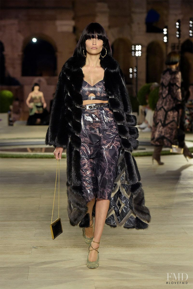 Natasha Poly featured in  the Fendi Couture fashion show for Autumn/Winter 2019