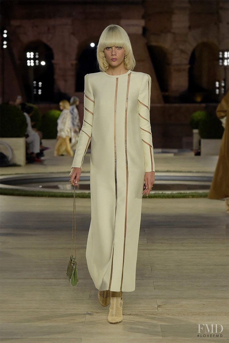 Marjan Jonkman featured in  the Fendi Couture fashion show for Autumn/Winter 2019