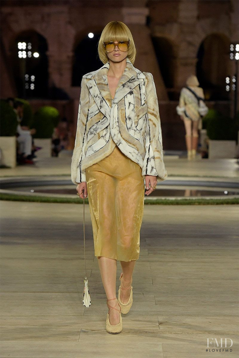 Giedre Dukauskaite featured in  the Fendi Couture fashion show for Autumn/Winter 2019