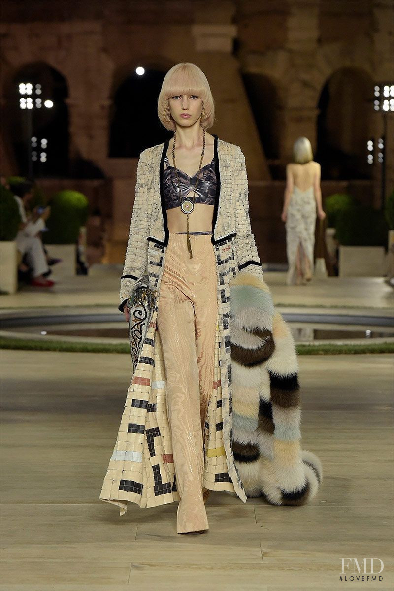 Nikki Tissen featured in  the Fendi Couture fashion show for Autumn/Winter 2019