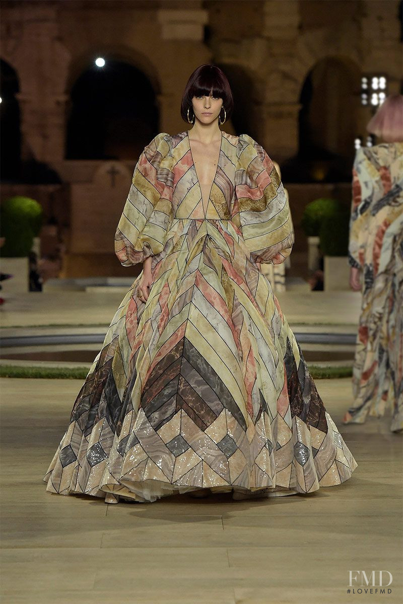 Vittoria Ceretti featured in  the Fendi Couture fashion show for Autumn/Winter 2019
