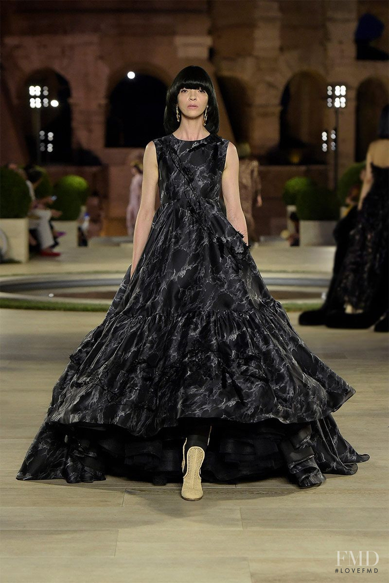 Mariacarla Boscono featured in  the Fendi Couture fashion show for Autumn/Winter 2019