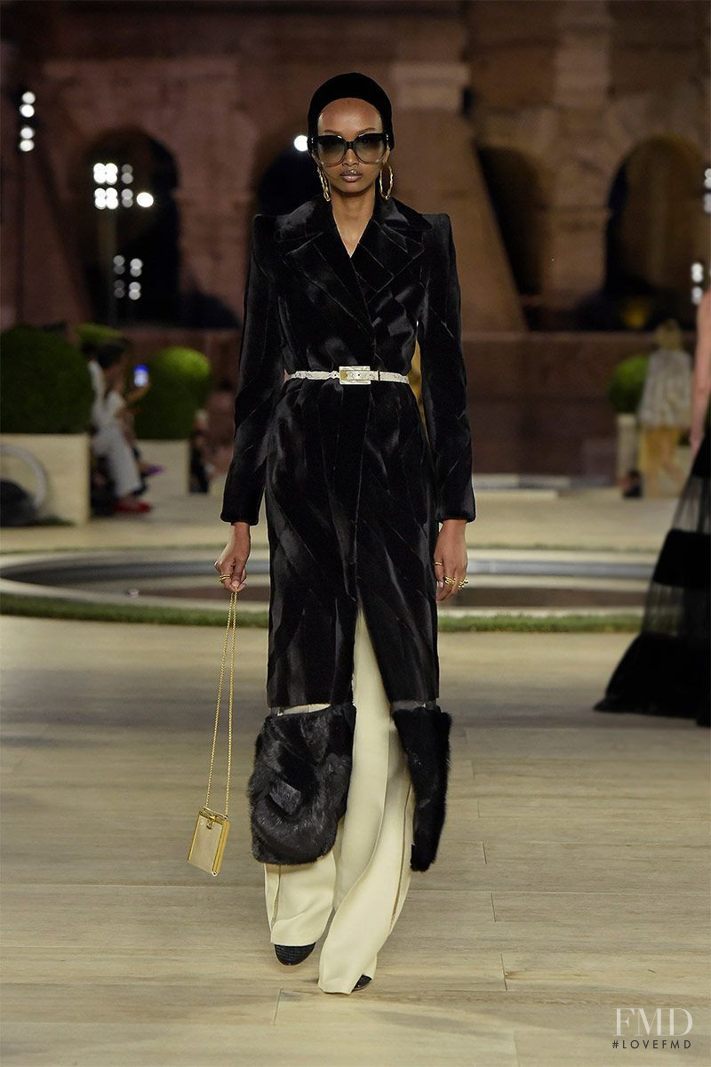 Ugbad Abdi featured in  the Fendi Couture fashion show for Autumn/Winter 2019