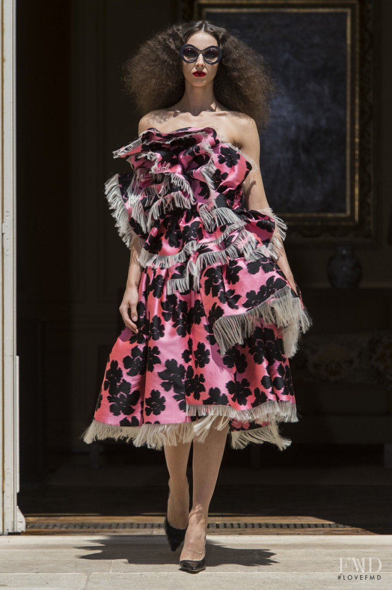 Larissa Marchiori featured in  the Ronald van der Kemp fashion show for Autumn/Winter 2019
