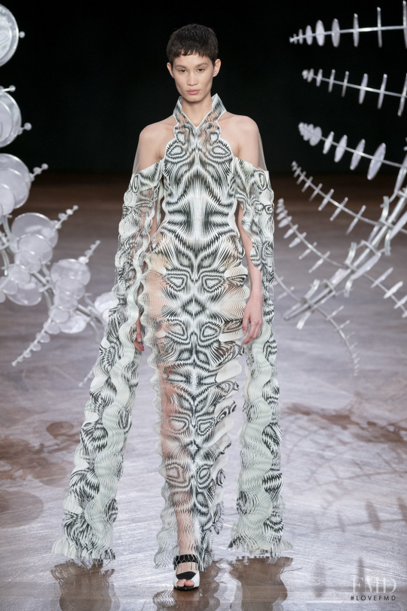 Katia Andre featured in  the Iris Van Herpen fashion show for Autumn/Winter 2019