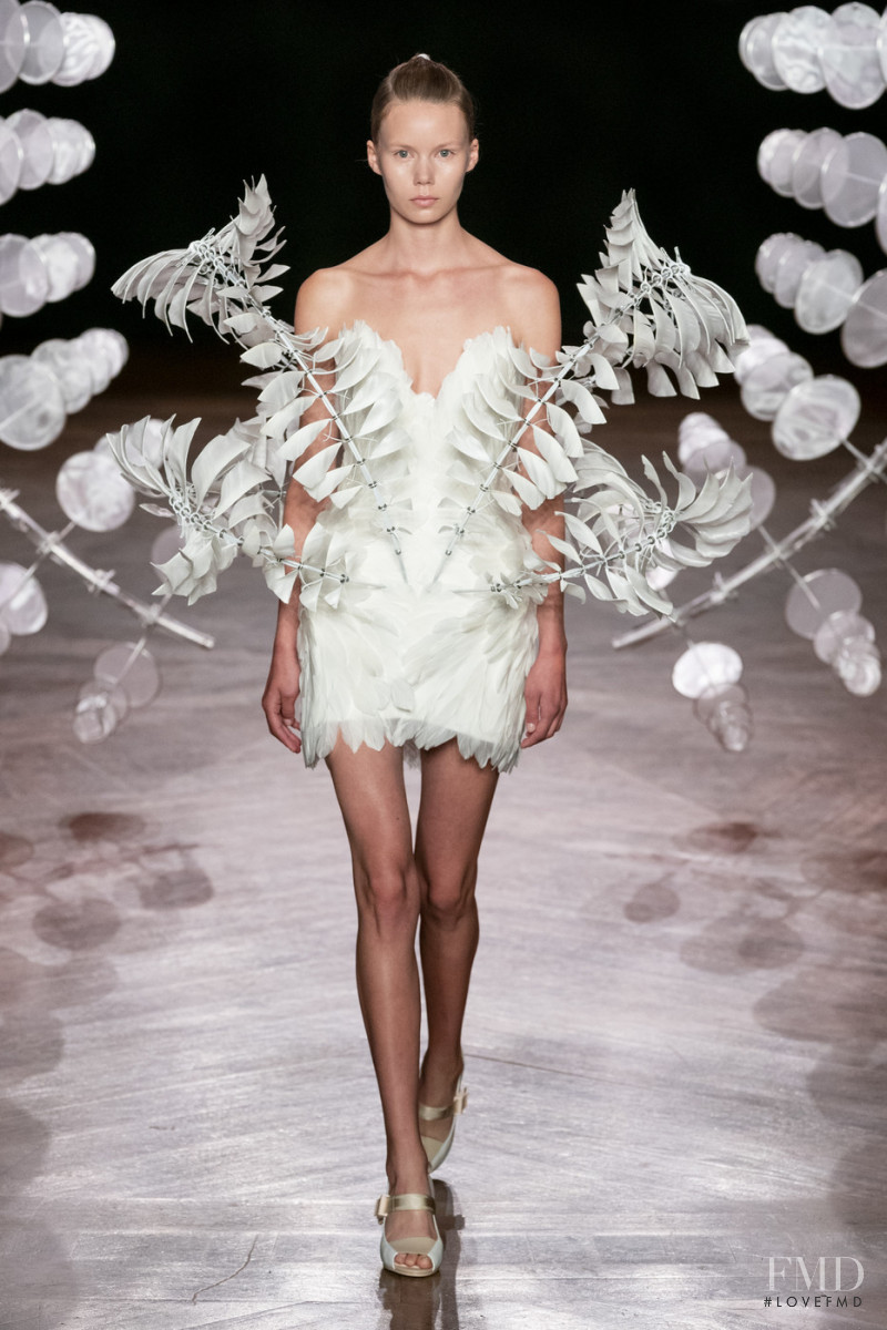 Rebekka Eriksen featured in  the Iris Van Herpen fashion show for Autumn/Winter 2019