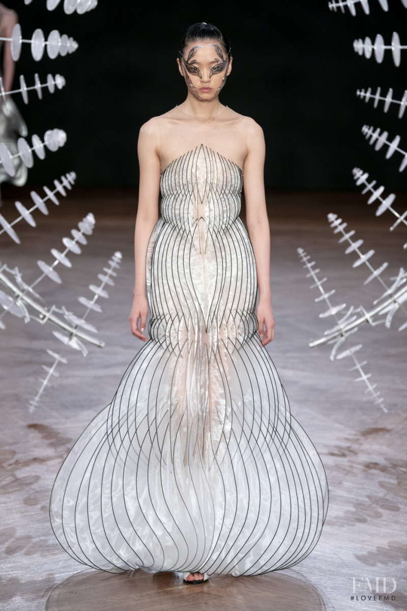 Xu Jing featured in  the Iris Van Herpen fashion show for Autumn/Winter 2019