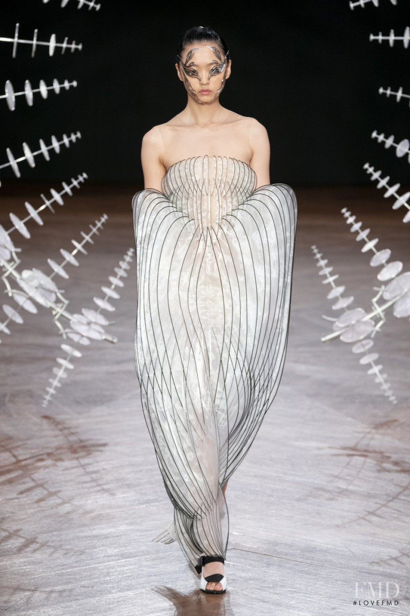 Xu Jing featured in  the Iris Van Herpen fashion show for Autumn/Winter 2019