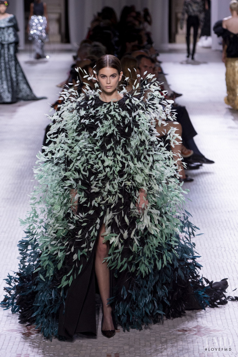 Kaia Gerber featured in  the Givenchy Haute Couture fashion show for Autumn/Winter 2019