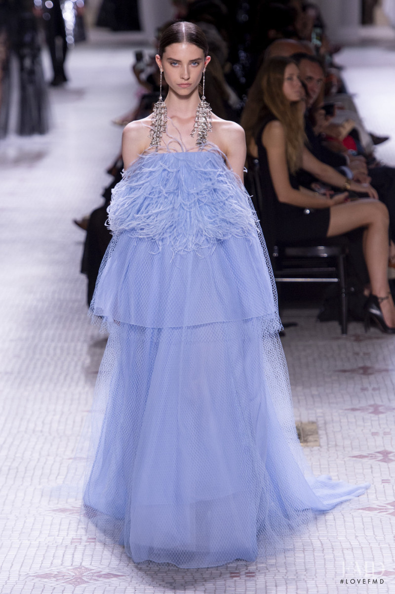 Sophie Martynova featured in  the Givenchy Haute Couture fashion show for Autumn/Winter 2019