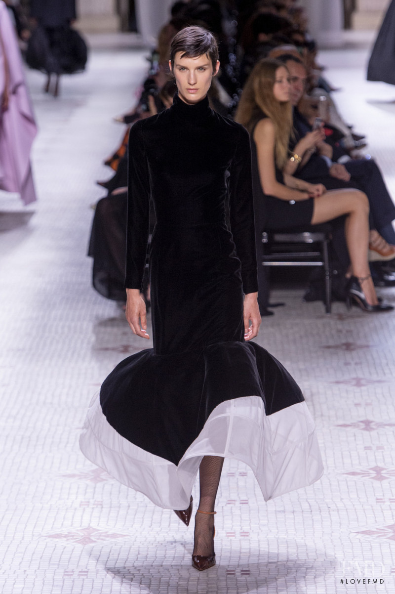 Marte Mei van Haaster featured in  the Givenchy Haute Couture fashion show for Autumn/Winter 2019