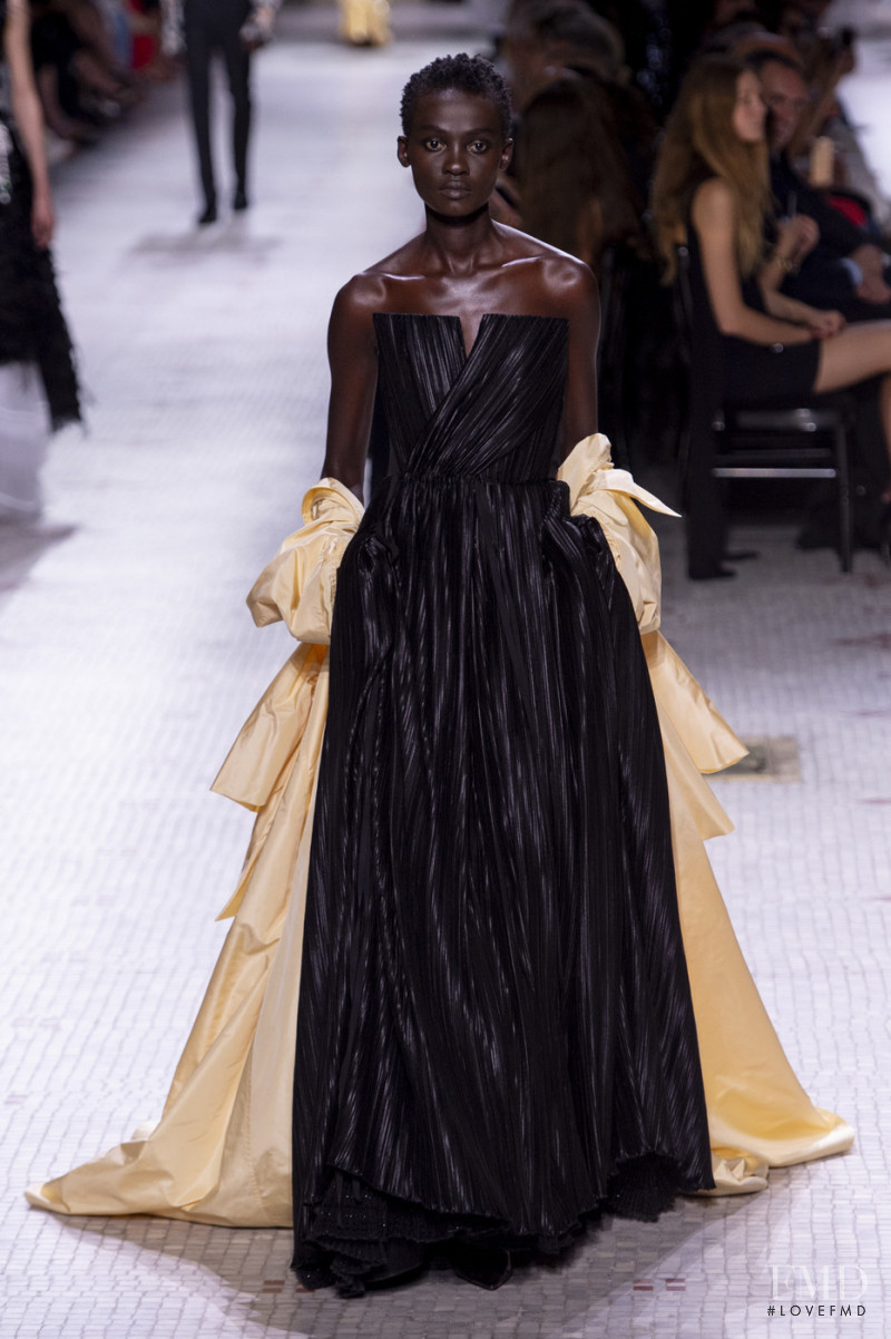 Aliet Sarah Isaiah featured in  the Givenchy Haute Couture fashion show for Autumn/Winter 2019