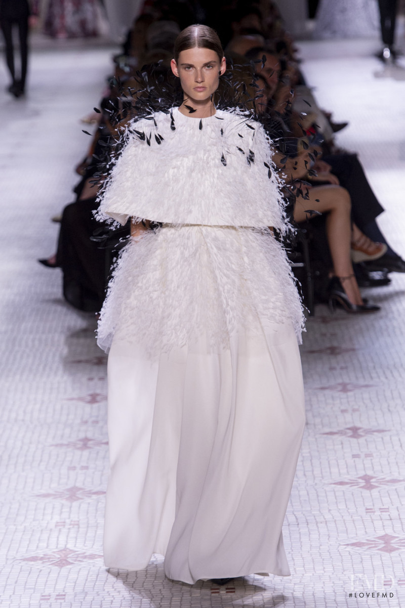 Giedre Dukauskaite featured in  the Givenchy Haute Couture fashion show for Autumn/Winter 2019