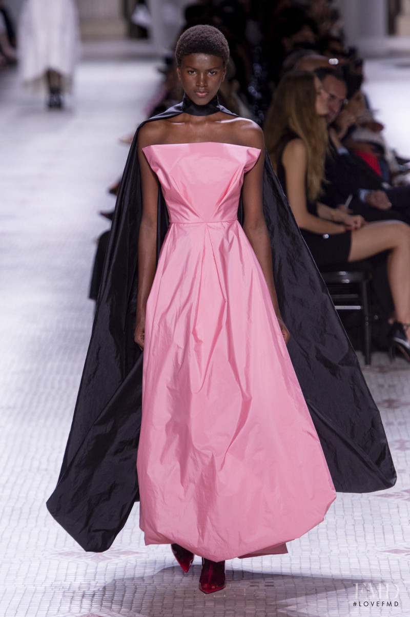 Yorgelis Marte featured in  the Givenchy Haute Couture fashion show for Autumn/Winter 2019