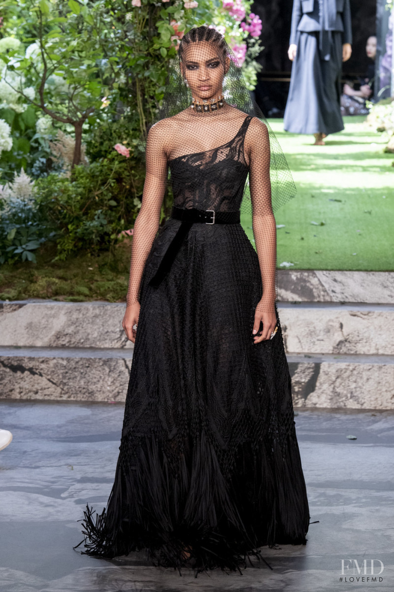 Anyelina Rosa featured in  the Christian Dior Haute Couture fashion show for Autumn/Winter 2019