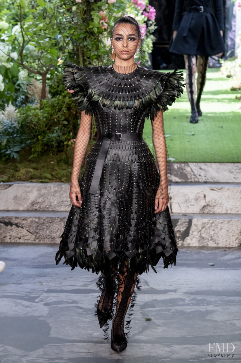 Nora Attal featured in  the Christian Dior Haute Couture fashion show for Autumn/Winter 2019