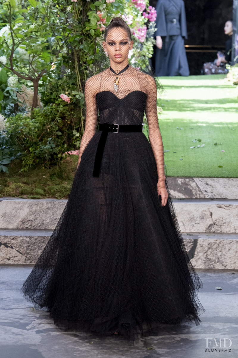 Hiandra Martinez featured in  the Christian Dior Haute Couture fashion show for Autumn/Winter 2019