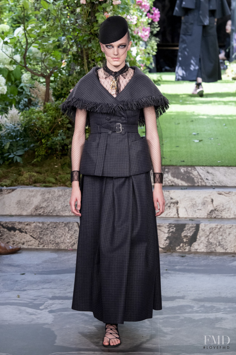 Maaike Straver featured in  the Christian Dior Haute Couture fashion show for Autumn/Winter 2019