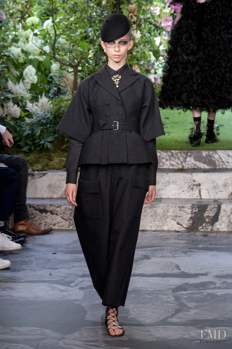 Fanny Chougui featured in  the Christian Dior Haute Couture fashion show for Autumn/Winter 2019