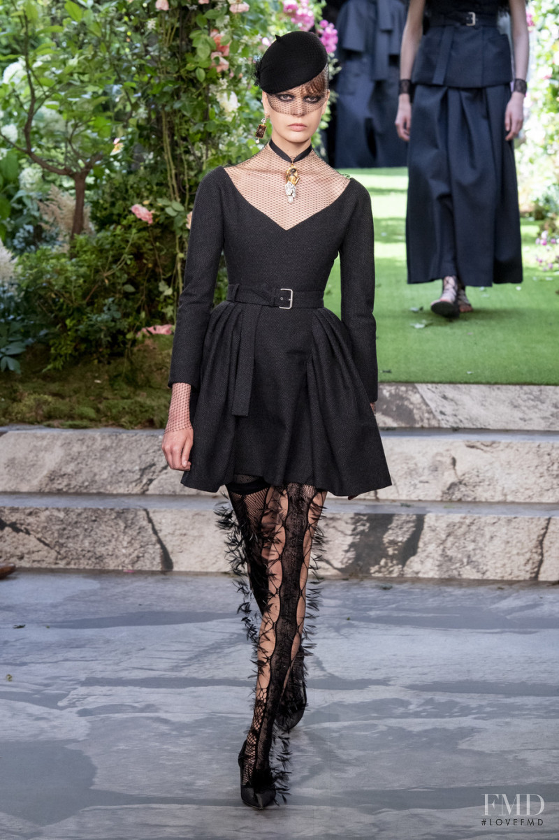 Caroline Schurch featured in  the Christian Dior Haute Couture fashion show for Autumn/Winter 2019