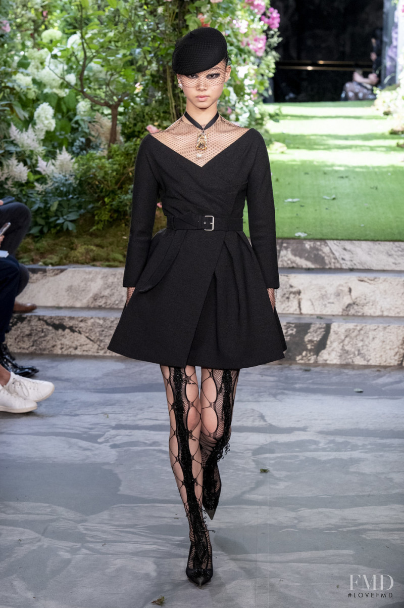 Yoon Young Bae featured in  the Christian Dior Haute Couture fashion show for Autumn/Winter 2019