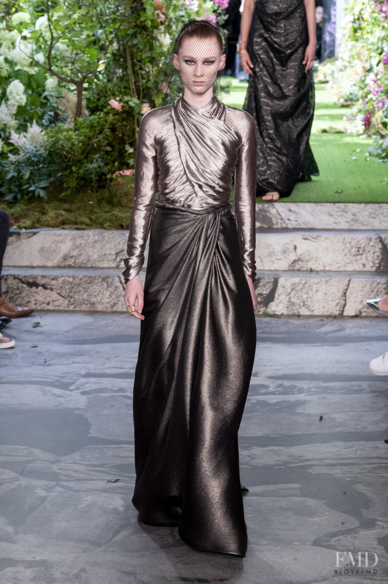 Kaila Wyatt featured in  the Christian Dior Haute Couture fashion show for Autumn/Winter 2019