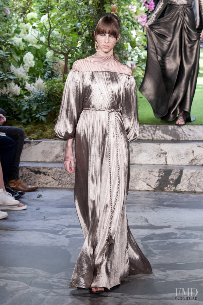 Evelyn Nagy featured in  the Christian Dior Haute Couture fashion show for Autumn/Winter 2019