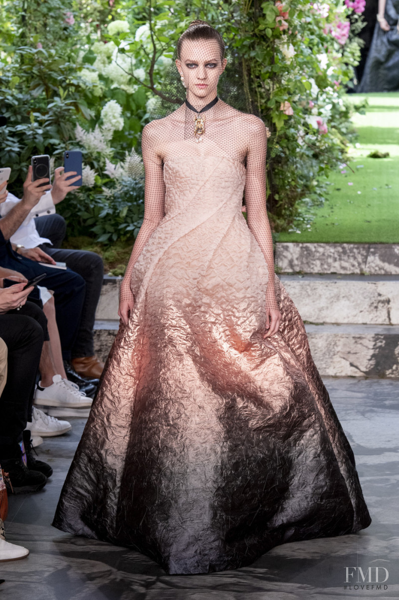 Vanessa Hartog featured in  the Christian Dior Haute Couture fashion show for Autumn/Winter 2019