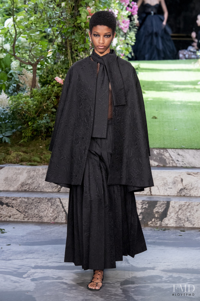 Naomi Chin Wing featured in  the Christian Dior Haute Couture fashion show for Autumn/Winter 2019