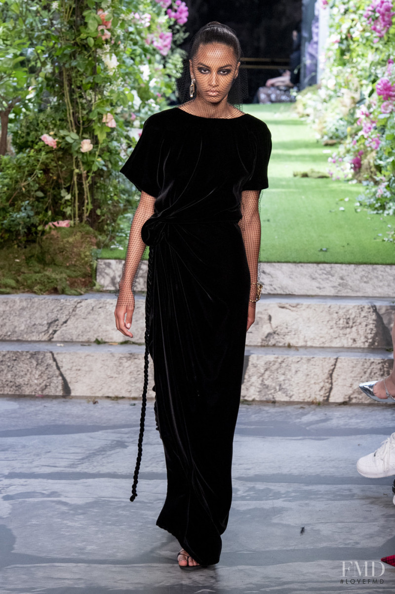 Sacha Quenby featured in  the Christian Dior Haute Couture fashion show for Autumn/Winter 2019