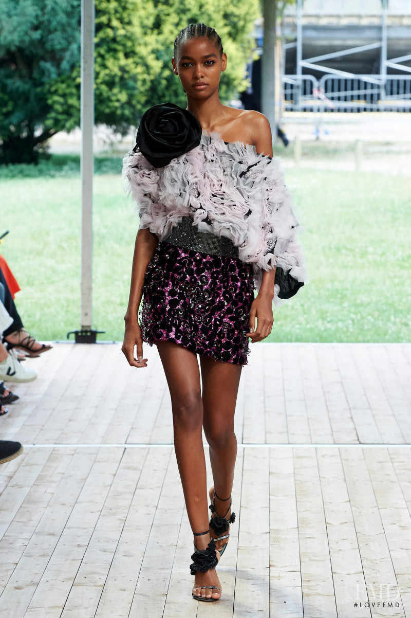 Blesnya Minher featured in  the Redemption fashion show for Autumn/Winter 2019