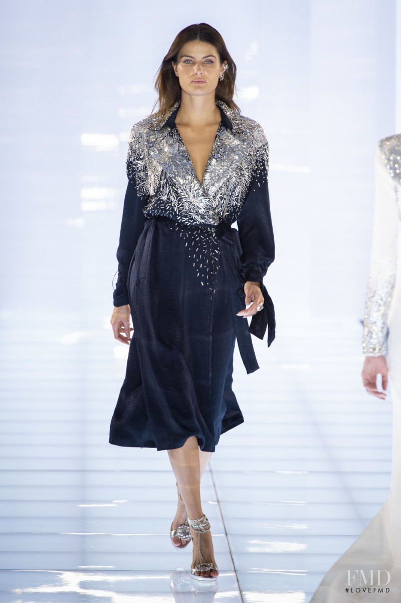 Isabeli Fontana featured in  the Azzaro fashion show for Autumn/Winter 2019