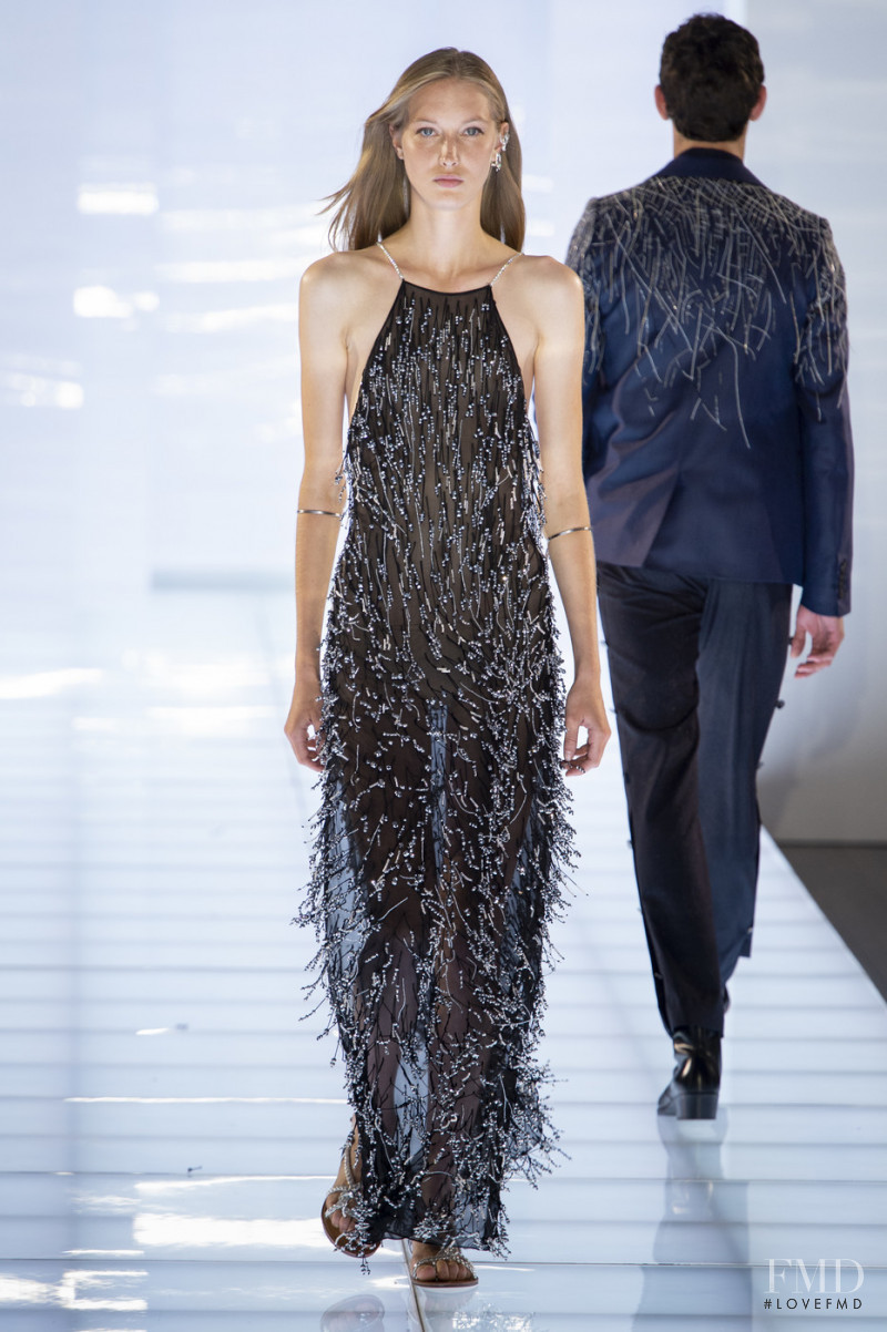 Kateryna Zub featured in  the Azzaro fashion show for Autumn/Winter 2019