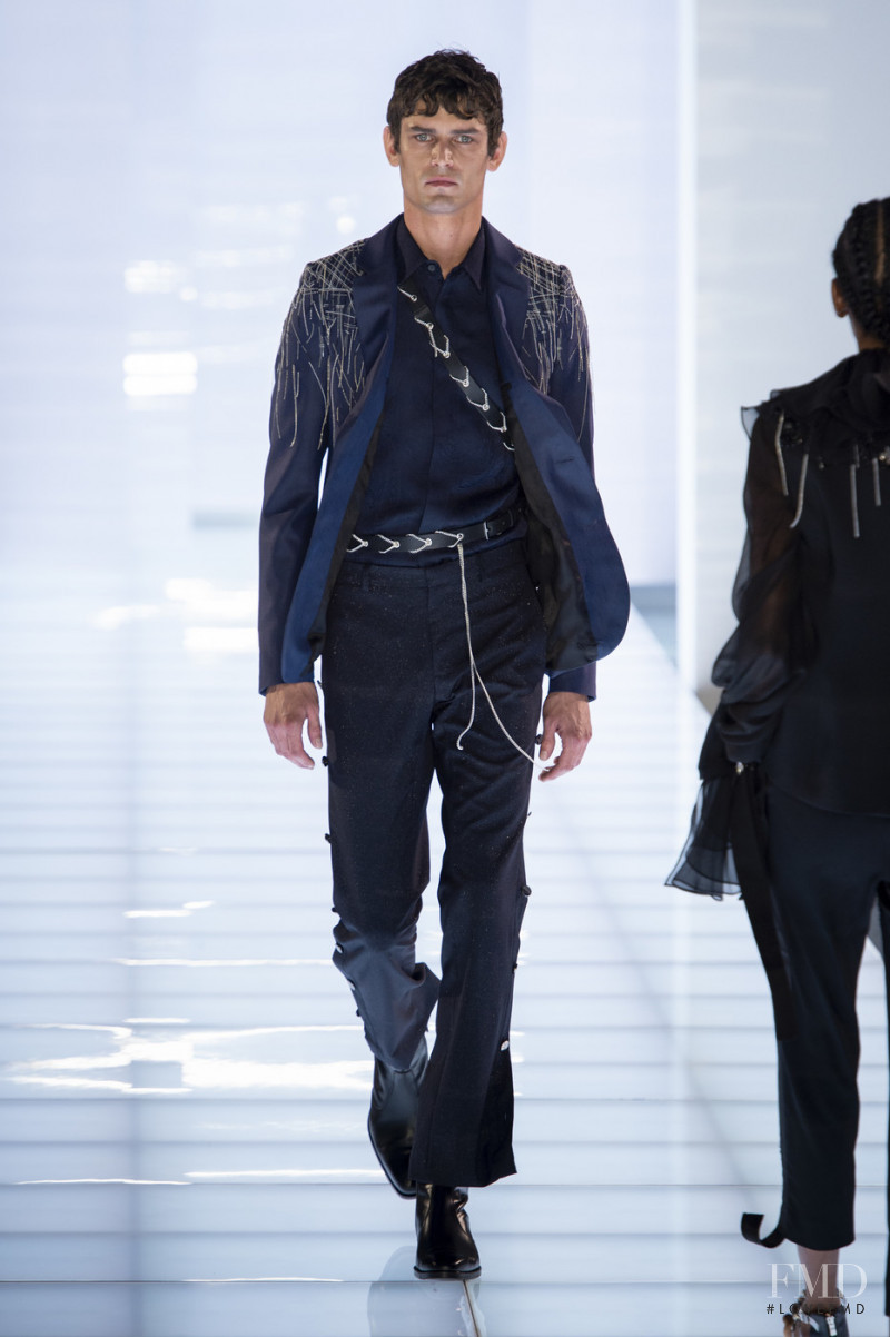 Arthur Gosse featured in  the Azzaro fashion show for Autumn/Winter 2019