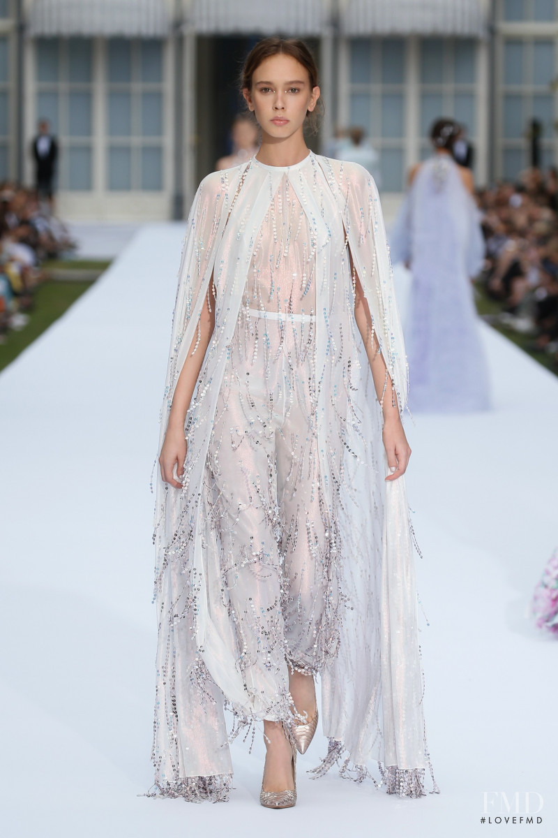 Moira Berntz featured in  the Ralph & Russo fashion show for Autumn/Winter 2019