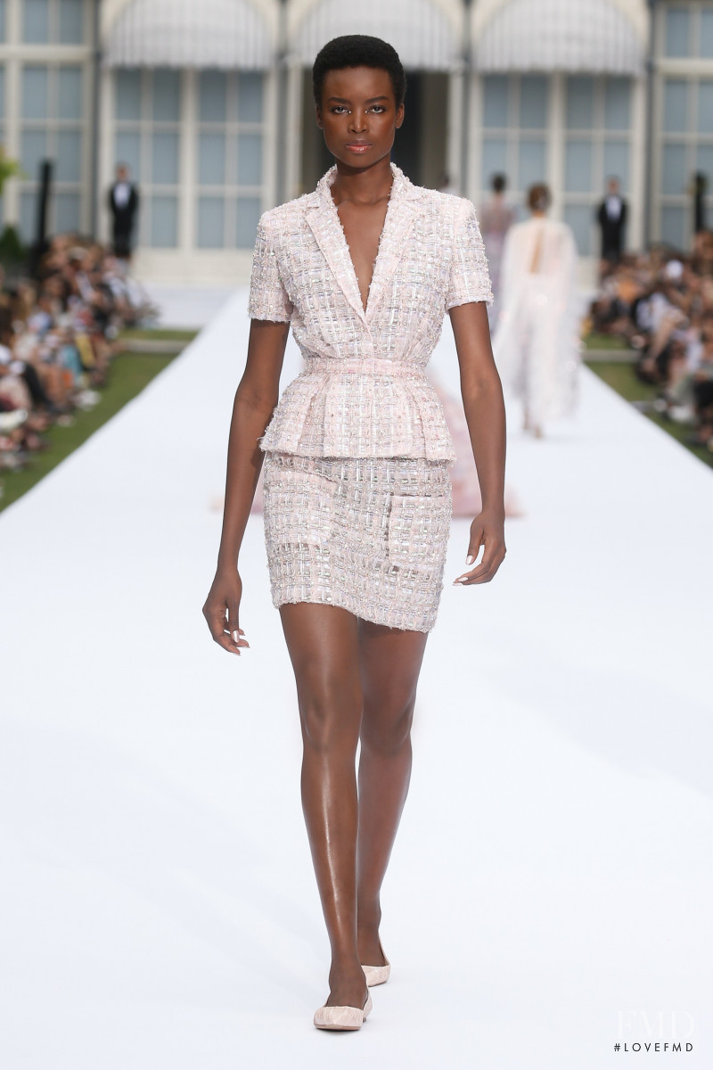 Maria Borges featured in  the Ralph & Russo fashion show for Autumn/Winter 2019
