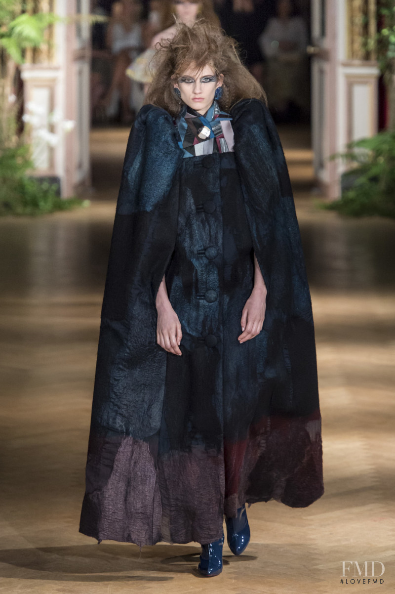 Sarah Berger featured in  the Viktor & Rolf fashion show for Autumn/Winter 2019
