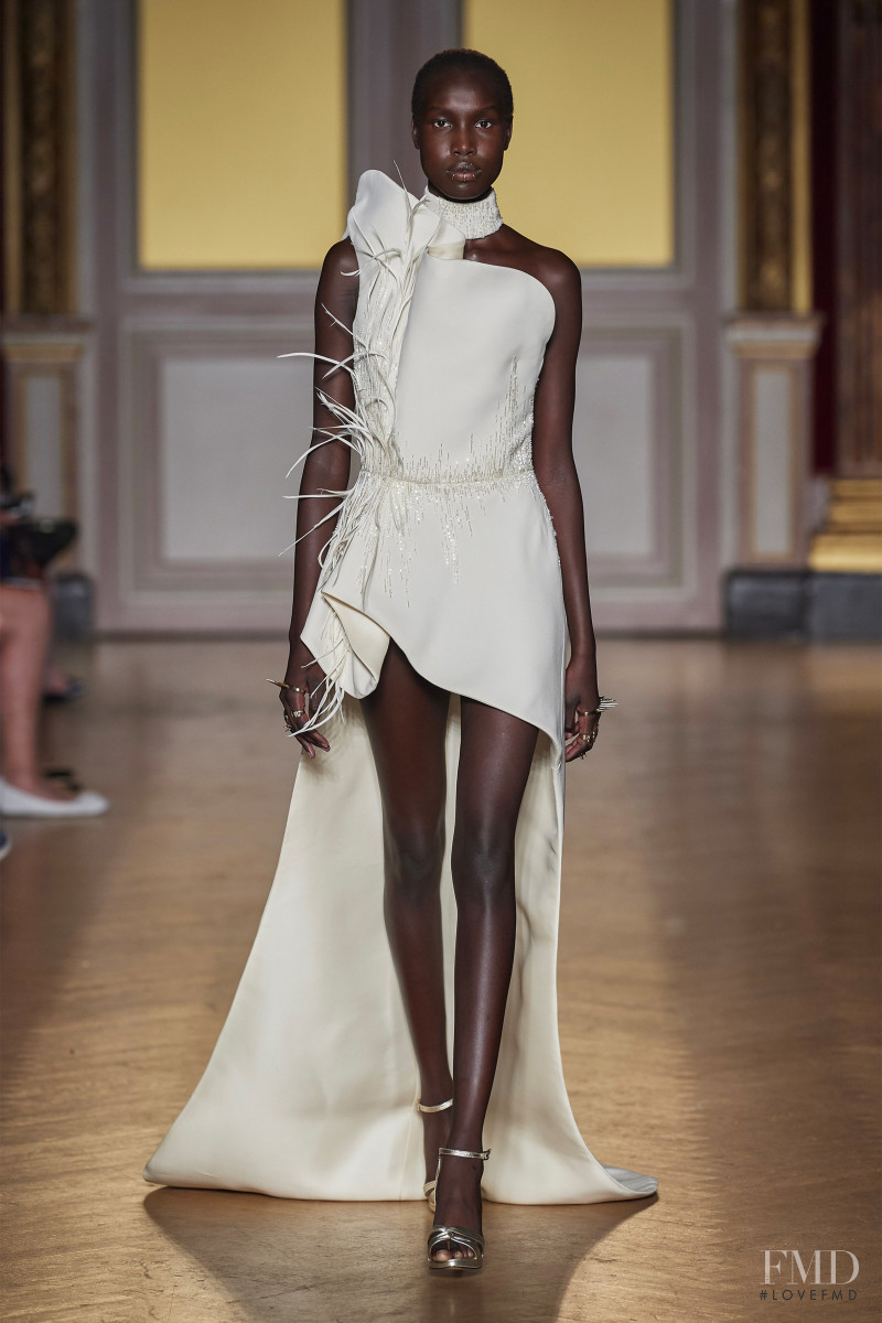 Nya Gatbel featured in  the Antonio Grimaldi fashion show for Autumn/Winter 2019