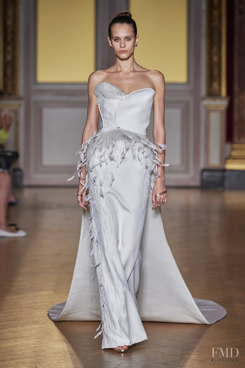 Darya Kostenich featured in  the Antonio Grimaldi fashion show for Autumn/Winter 2019