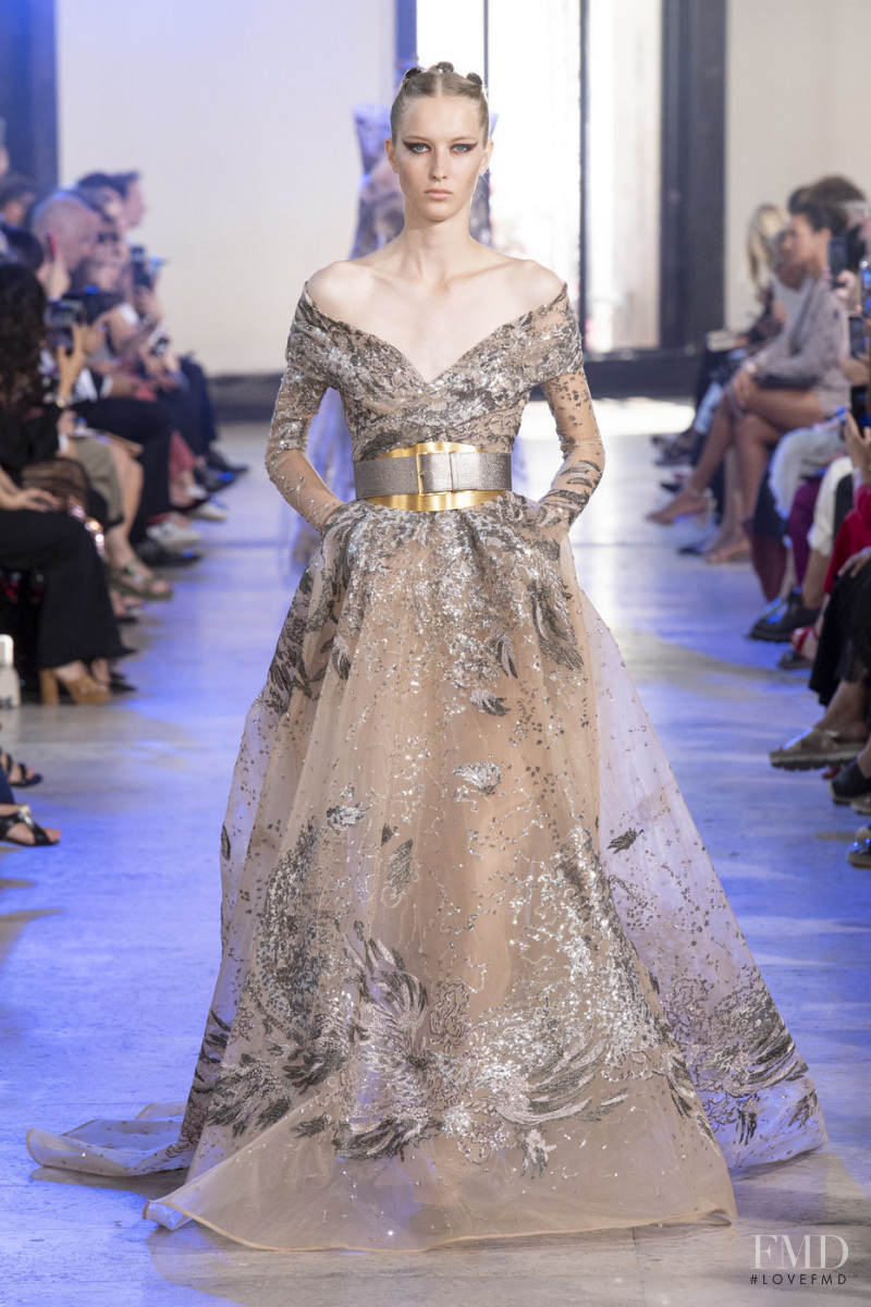 Kateryna Zub featured in  the Elie Saab Couture fashion show for Autumn/Winter 2019