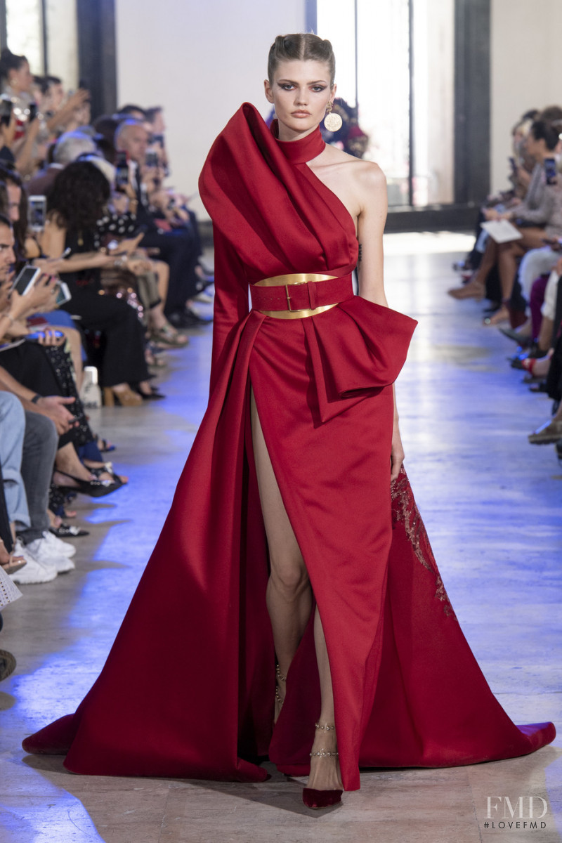 Djura Siebenga featured in  the Elie Saab Couture fashion show for Autumn/Winter 2019