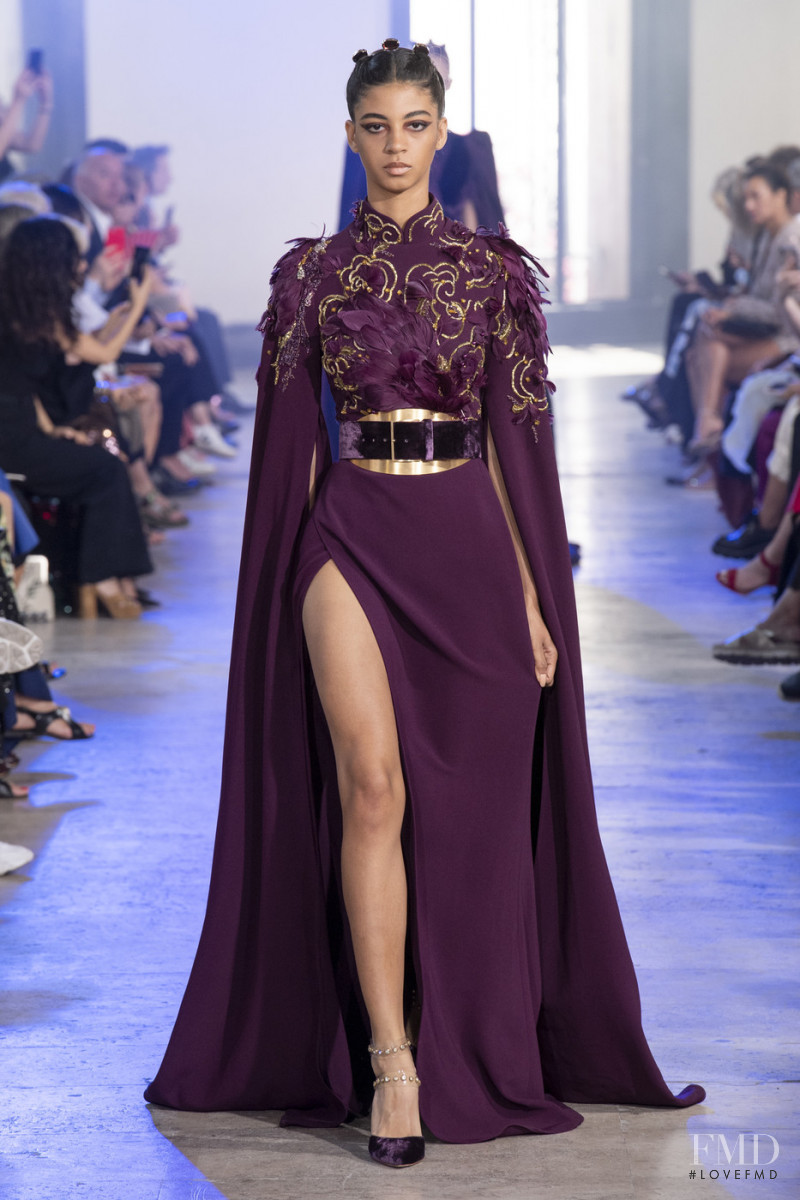 Rocio Marconi featured in  the Elie Saab Couture fashion show for Autumn/Winter 2019