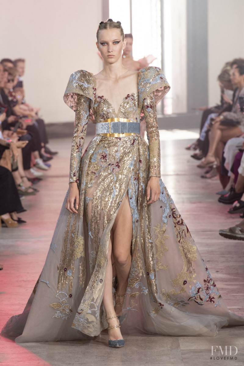 Kateryna Zub featured in  the Elie Saab Couture fashion show for Autumn/Winter 2019