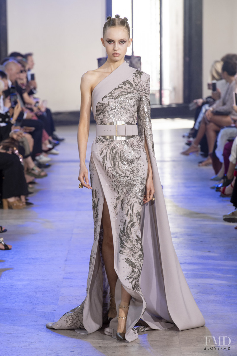 Lulu Reynolds featured in  the Elie Saab Couture fashion show for Autumn/Winter 2019