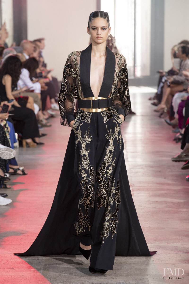 Nikki Vonsee featured in  the Elie Saab Couture fashion show for Autumn/Winter 2019