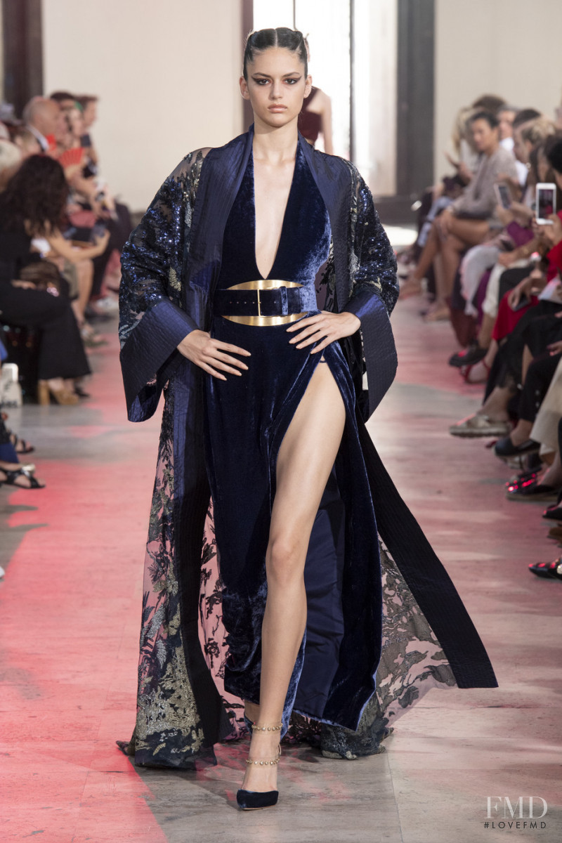 Nikki Vonsee featured in  the Elie Saab Couture fashion show for Autumn/Winter 2019