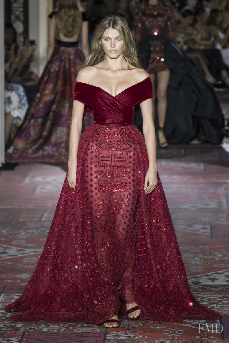 Madison Headrick featured in  the Zuhair Murad fashion show for Autumn/Winter 2019